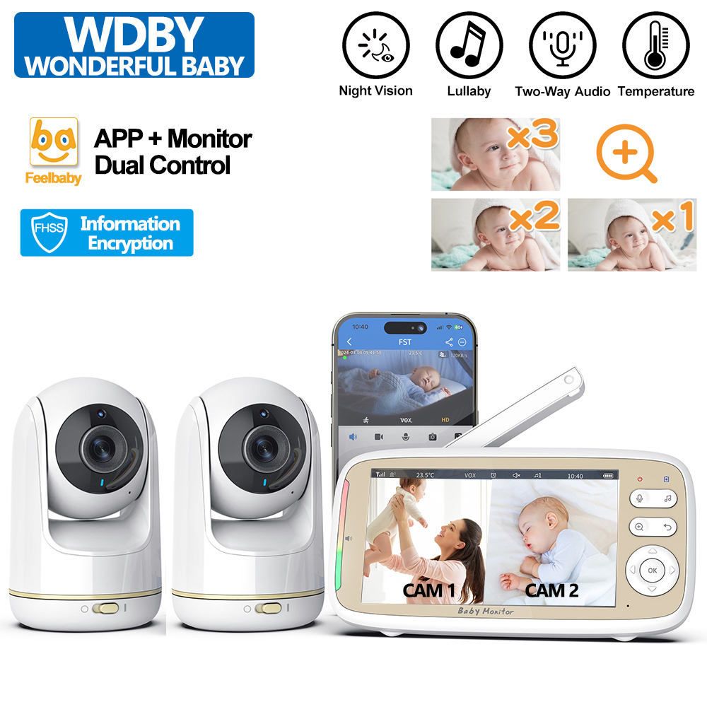 Audio Music Videos - VB803 PRO Baby Monitor, с 2шт
