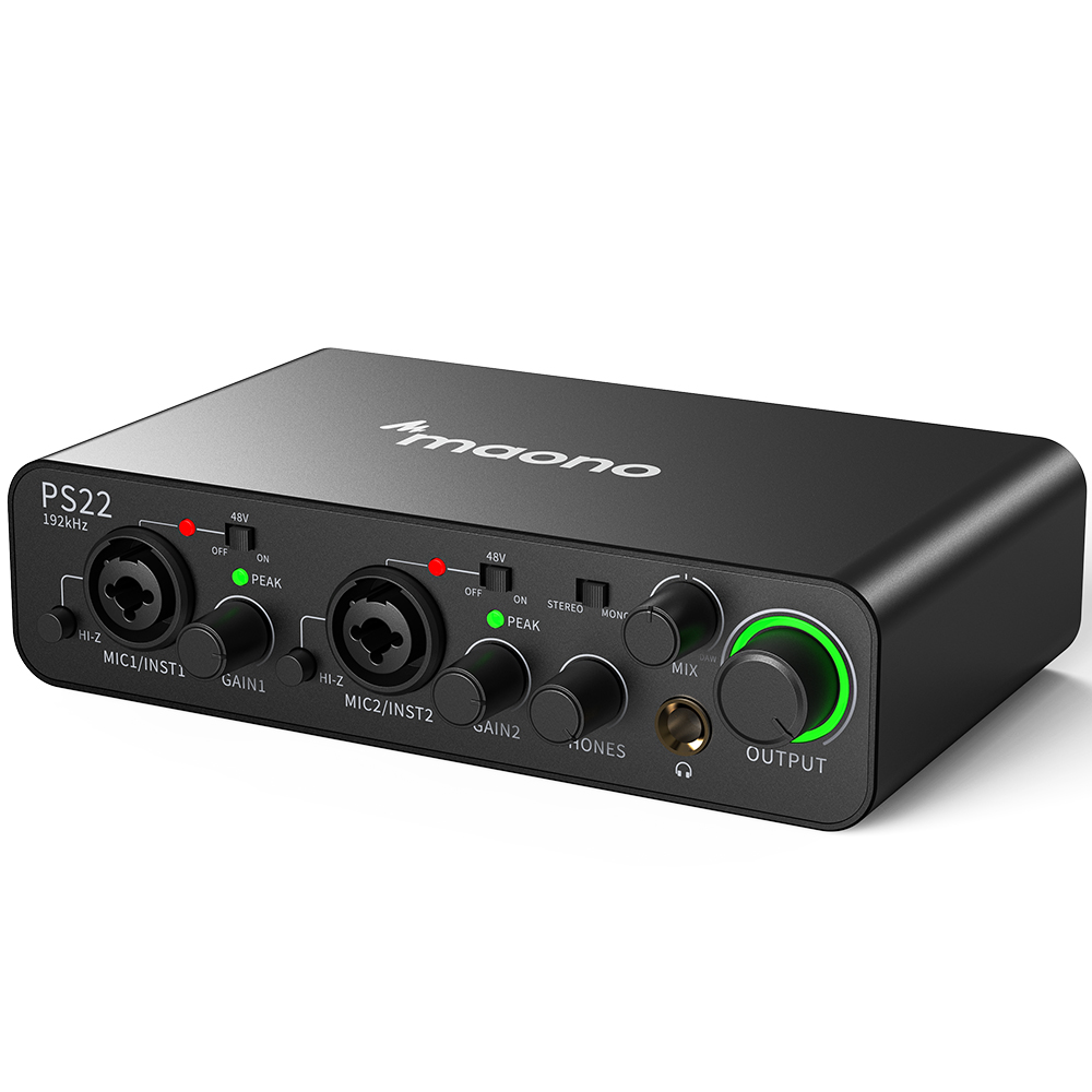 Audio And Music Mixer - Профессиональные аудиоинтерфейсы MAONO PS22, микшеры, внешние