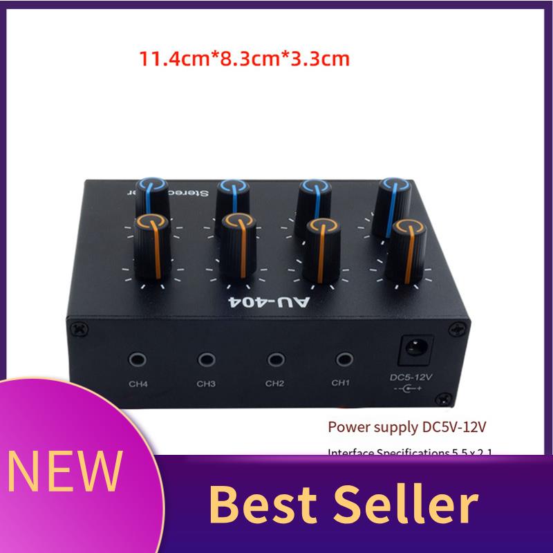 Audio And Music Mixer - M07K-AU-404 Стереозвук Четыре микшера с несколькими
