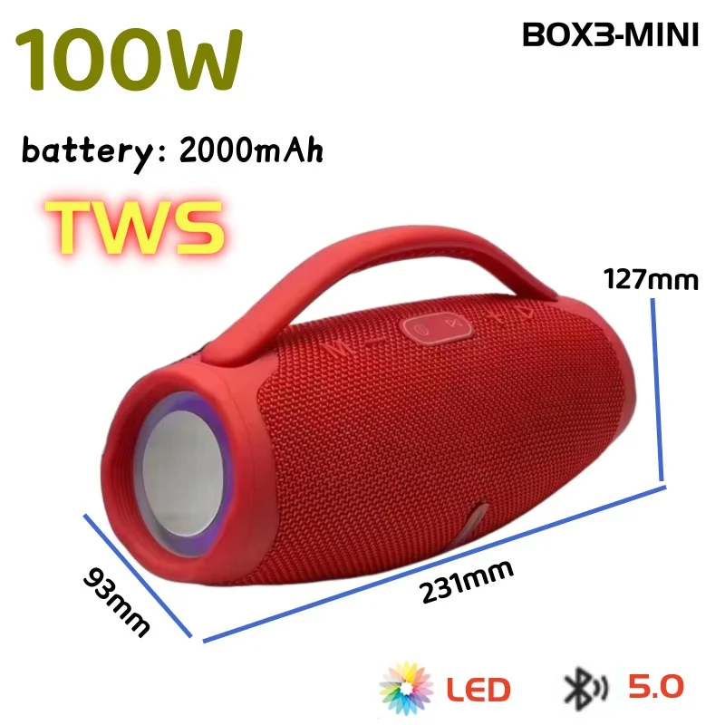 Audio Music Center - BOOMS BOX3 Altavoz Bluetooth портативный беспроводной