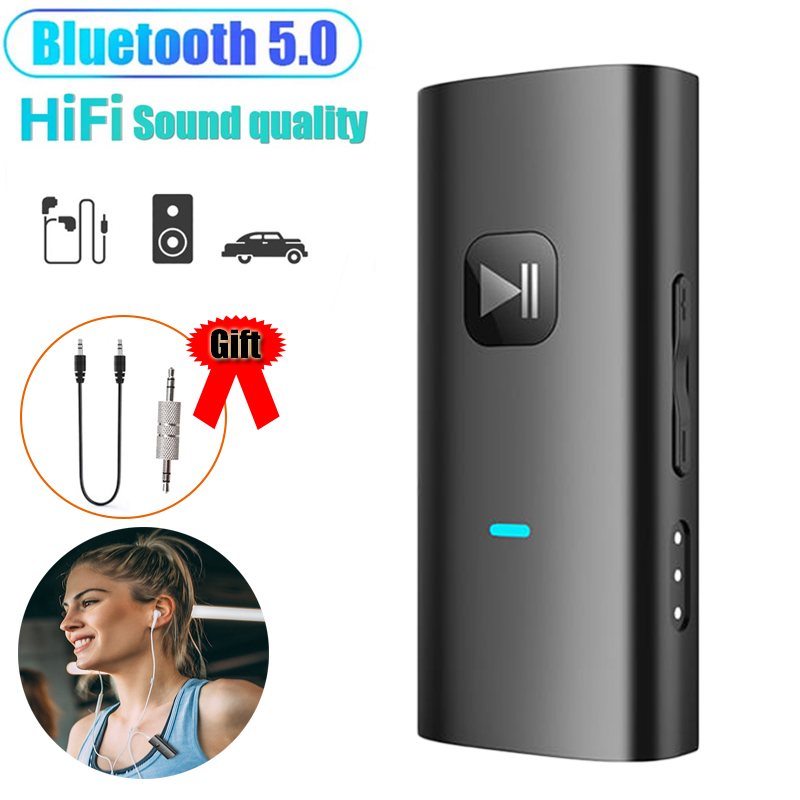 Audio Music To Mp3 - Беспроводной приемник JINSERTA, Bluetooth 5,0, аудио-адаптер,