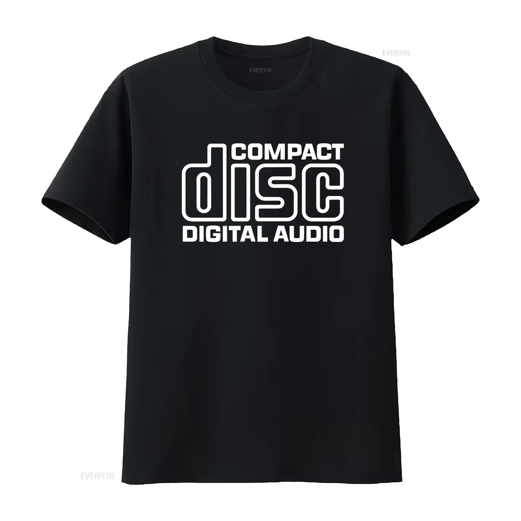 Футболка с логотипом Compact D – обзор и цена Audio Music Logo