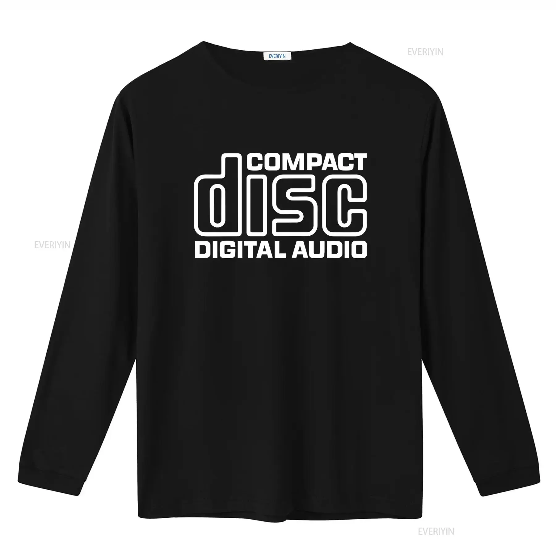 Футболка с логотипом Compact D – обзор и цена Audio Music Logo