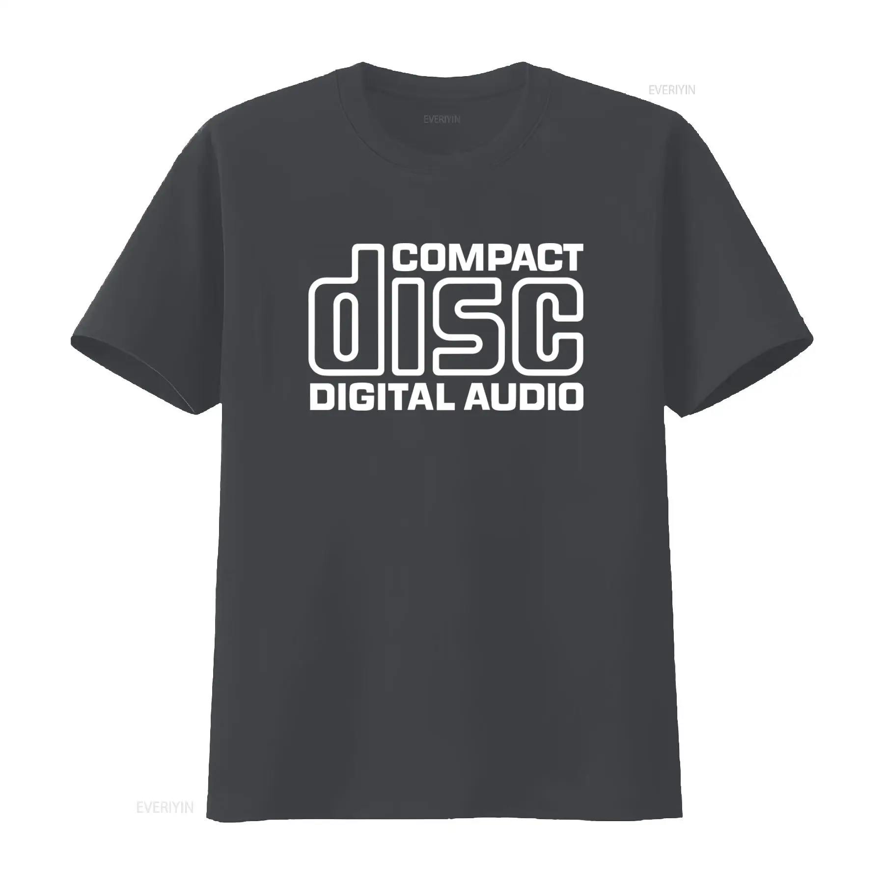 Футболка с логотипом Compact D – обзор и цена Audio Music Logo