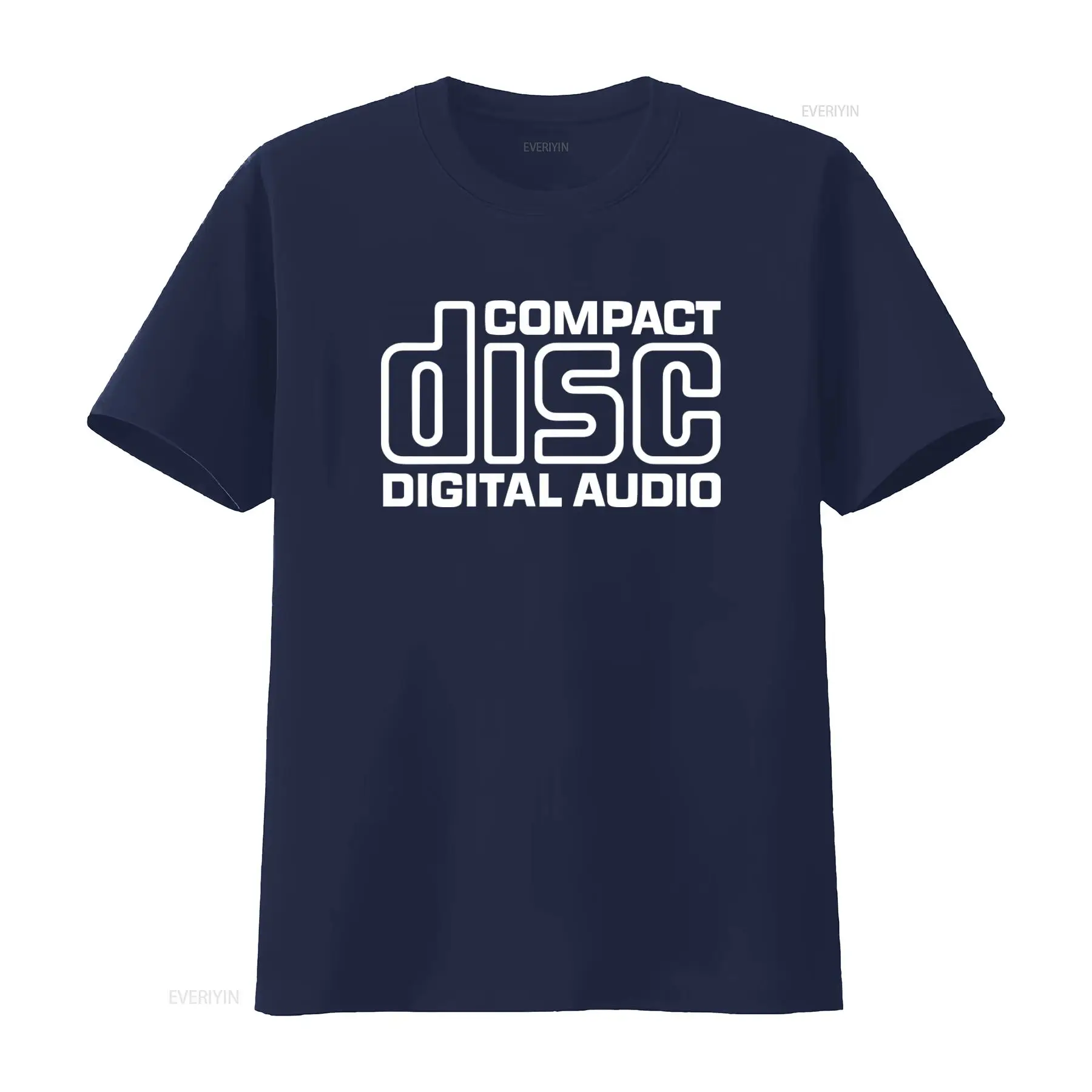 Футболка с логотипом Compact D – обзор и цена Audio Music Logo
