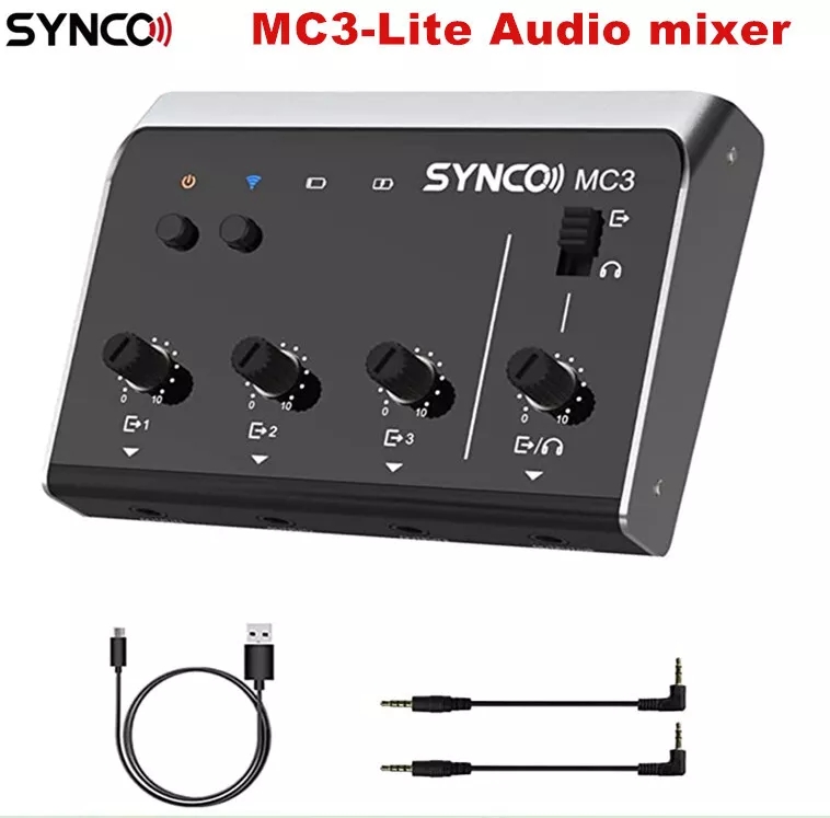 Synco MC3 Lite аудиомикшер 4-к – обзор и цена Audio And Music Mixer