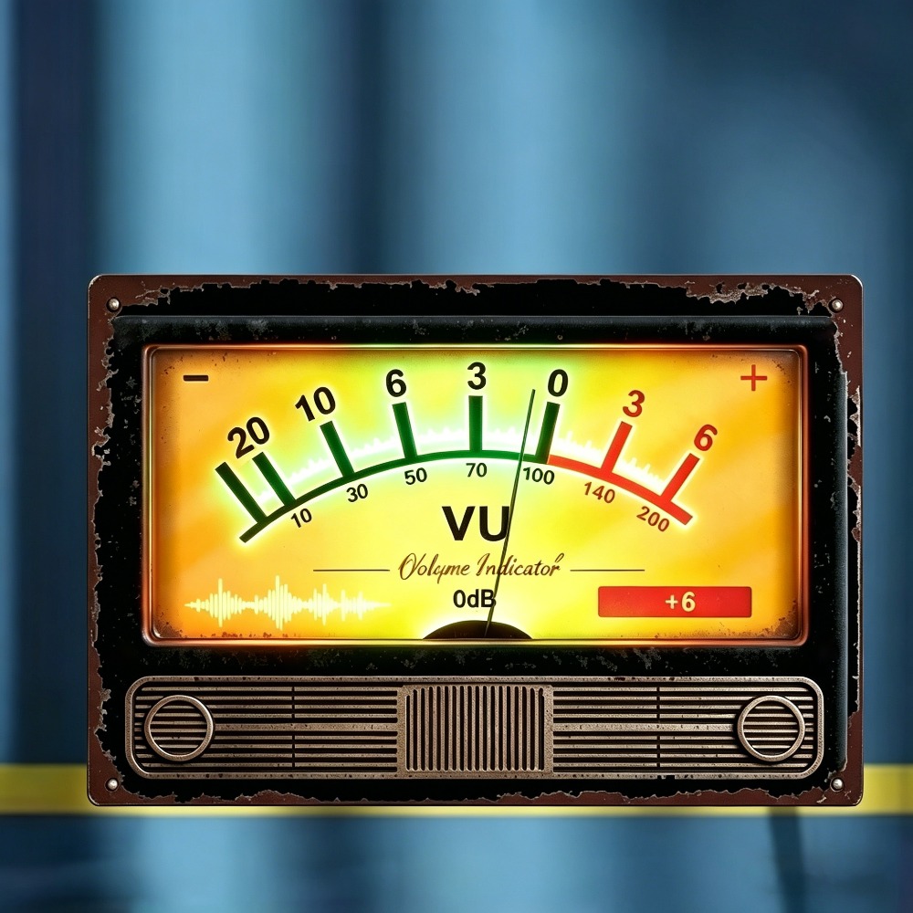 Ретро-индикатор уровня звука V – обзор и цена Audio Music Logo