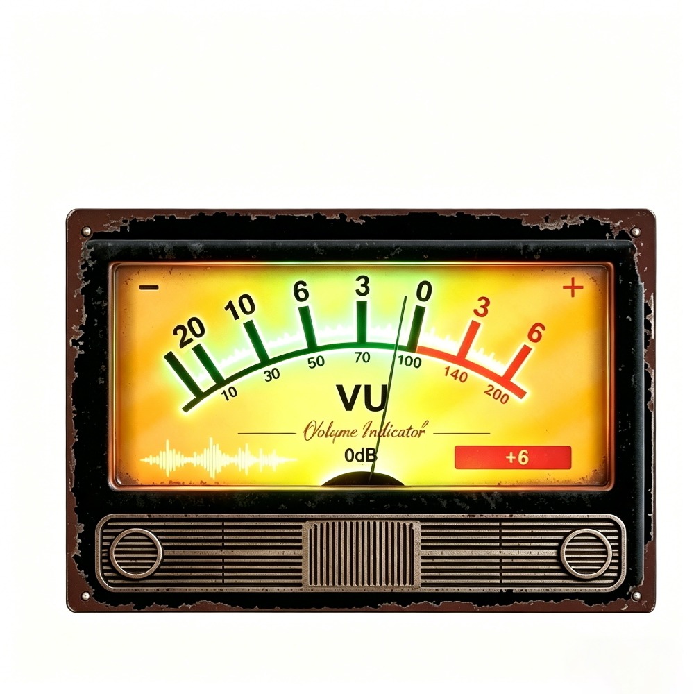 Ретро-индикатор уровня звука V – обзор и цена Audio Music Logo