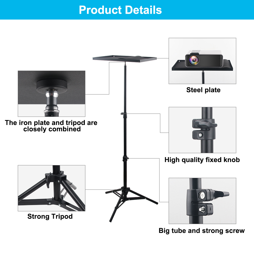 110 см 160 см Регулируемый уни – обзор и цена Speaker Stand Tripod