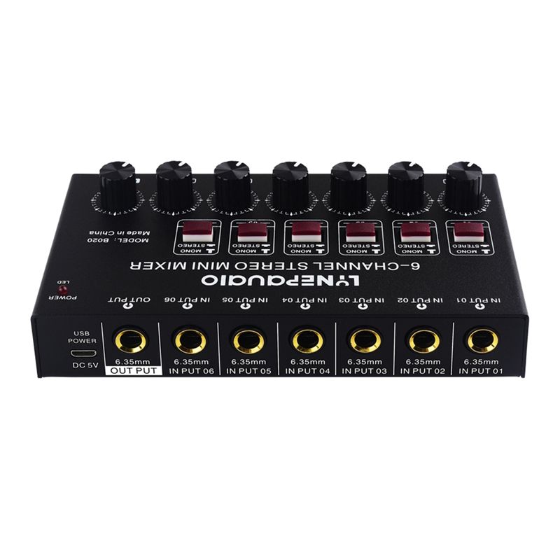 Изысканный мини-6-канальный ст – обзор и цена Audio And Music Mixer