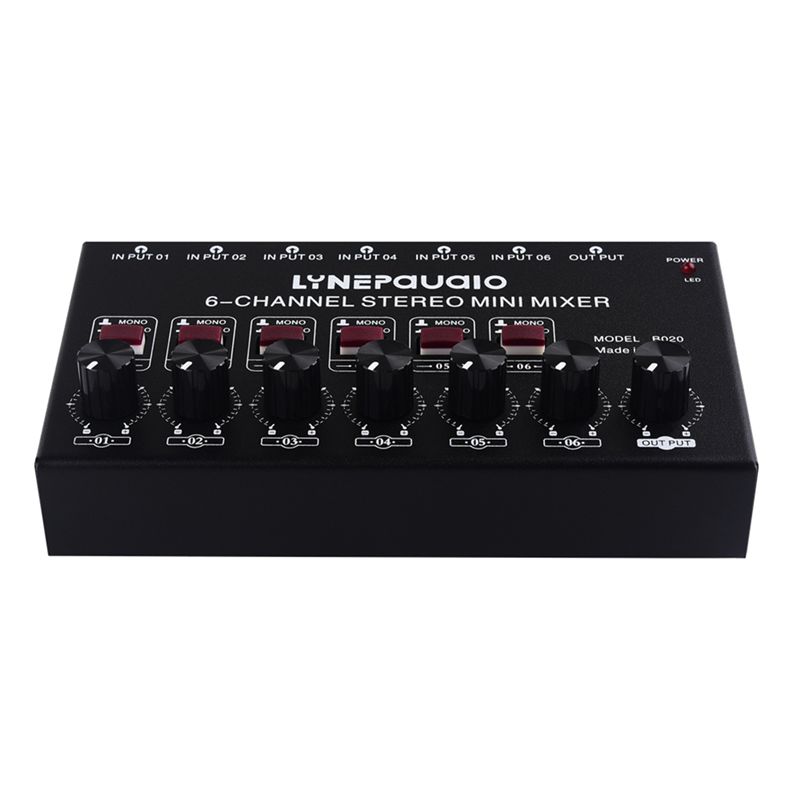 Изысканный мини-6-канальный ст – обзор и цена Audio And Music Mixer